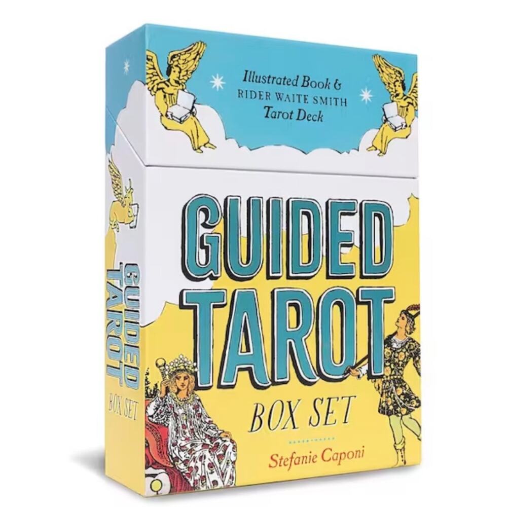 Stefanie Caponi Guided Tarot Box Set Illus Book Tarot Deck Rider Waite Smith New